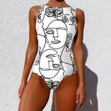 Modern Art  Women's Swimwear Swimming Shorts Woman 2021 Swimsuits Bathing Suits